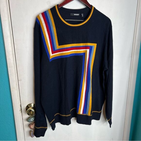 Murano Archive collection knit long sleeves pullover preppy style new with tags - Picture 1 of 10